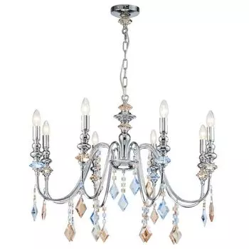 Подвесная люстра 4450.8 Lucia Tucci Maya chrome подсвечник