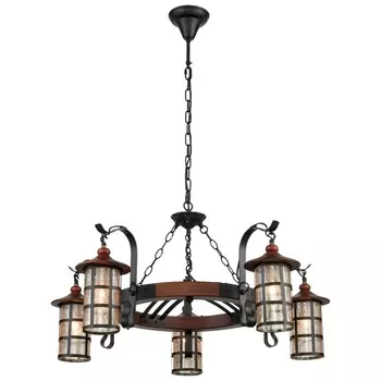 Подвесная люстра Velante 560-703-05 в фиде фонаря