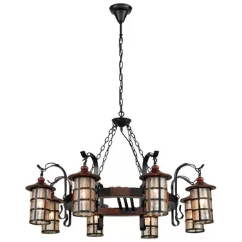 Подвесная люстра Velante 560-703-08 в фиде фонаря