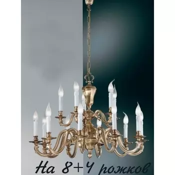Подвесная люстра 5680/8+4 (Nervilamp)