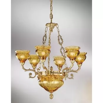 Подвесная люстра Nervilamp 573 573/6+3/AM