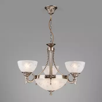 Подвесная люстра 60006/6 античная Eurosvet 60006 бронза