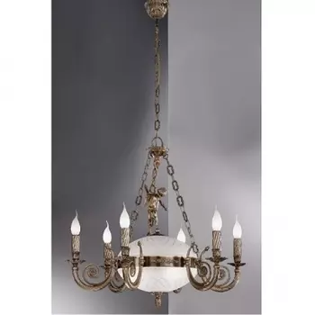 Подвесная люстра Nervilamp 710 710/6+3 подсвечник