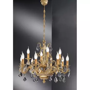 Подвесная люстра с хрусталем Nervilamp 780 780/8+4 подсвечник