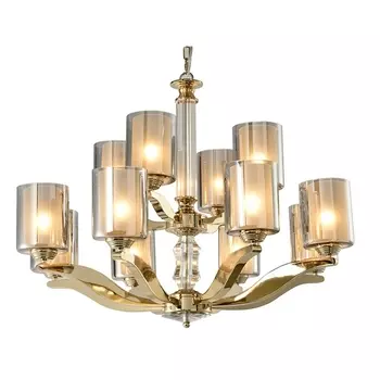 Подвесная люстра Newport 7900 7908+4/C gold