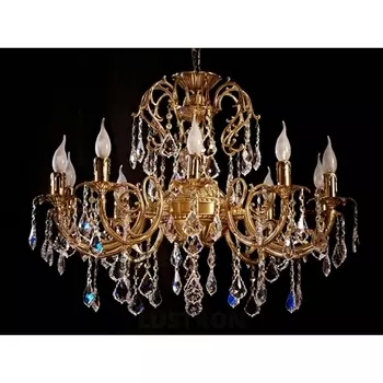 Подвесная люстра 8888/10 AB Brizzi 8888 Leaf crystal