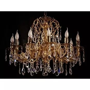 Подвесная люстра 8888/12 AB Brizzi 8888 Leaf crystal