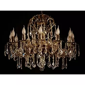 Подвесная люстра 8888/12 PB Brizzi 8888 Leaf crystal