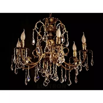 Подвесная люстра 8888/6 PB Brizzi 8888 Leaf crystal