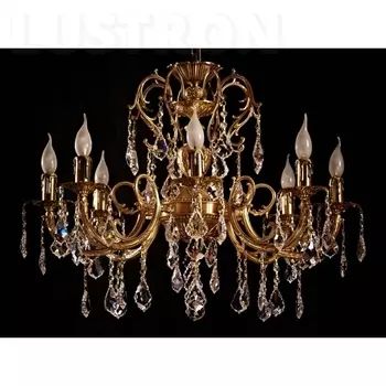 Подвесная люстра 8888/8 AB Brizzi 8888 Leaf crystal