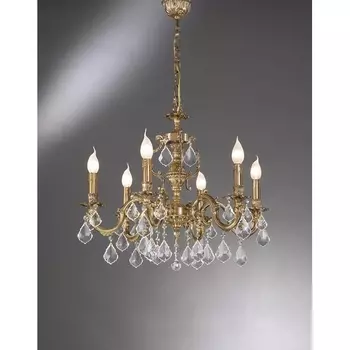 Подвесная люстра с хрусталем Nervilamp 940 940/6 подсвечник