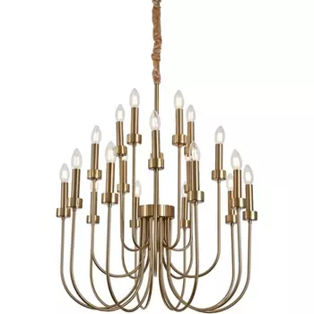 Подвесная люстра Alfa Light F1124-16 в виде свечи