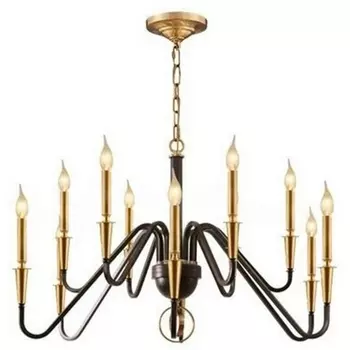 Подвесная люстра Alfa Light F1124-19 в виде свечи