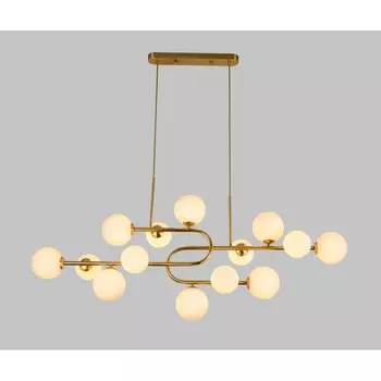 Подвесная люстра Alfa Light F1624-15 (плафоны шарики)