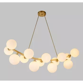 Подвесная люстра Alfa Light F1624-21 (плафоны шарики)