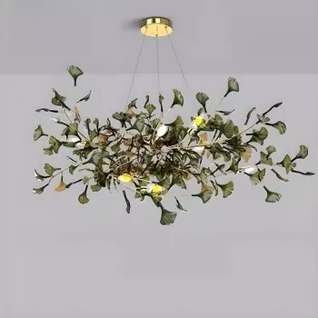 Подвесная люстра Alfa Light F3224-80 листья