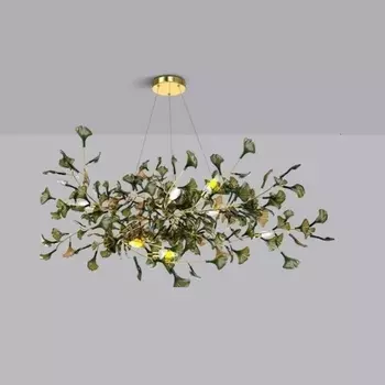 Подвесная люстра Alfa Light F3224-81 листья