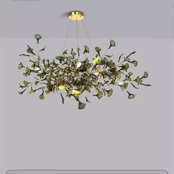 Подвесная люстра Alfa Light F3224-82 листья