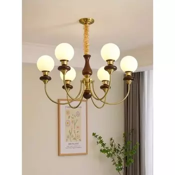 Подвесная люстра Alfa Light F3824-05 (плафоны шарики)