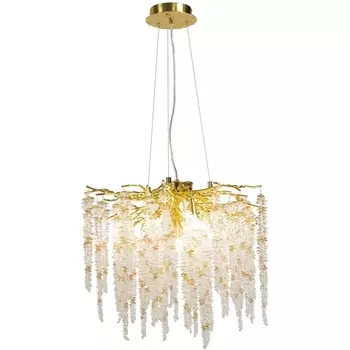 Подвесная люстра хрустальная AM Group DIAMAND D600 Gold