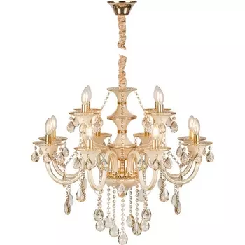 Подвесная люстра AM Group KAMILA KAMILA SP8+4 GOLD