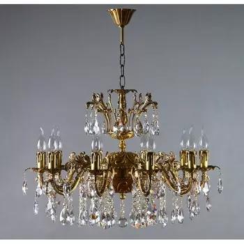 Подвесная люстра Ambiente Granada 2118/10 AB Honey Leaf