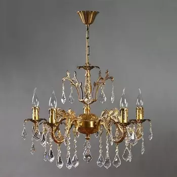 Подвесная люстра Ambiente Granada 2118/5 AB Honey Leaf