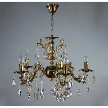 Подвесная люстра Ambiente Granada 2118/5 PB Leaf crystal