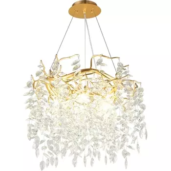 Подвесная люстра хрустальная Aployt Gertunia APL.847.03.10 форма ветки