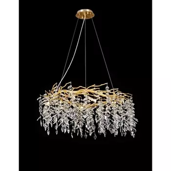 Подвесная люстра хрустальная Aployt Gertunia APL.847.03.13 форма ветки