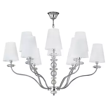 Подвесная люстра ARMANDO SP6+6 CHROME (Crystal Lux)