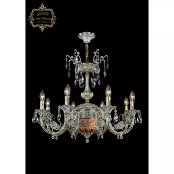 Подвесная люстра Art Classic 31.12 31.12.8.KR175SP.250IT.GW.Sp.Amber.White.1D