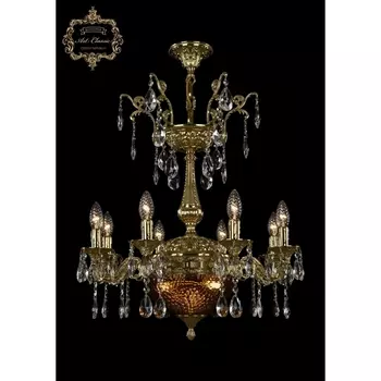 Подвесная люстра Art Classic 31.19 31.19.8.CK125SP.250SP.G.Sp.Amber.1C