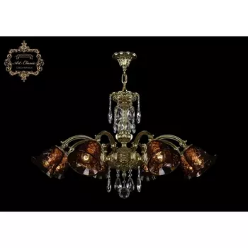 Подвесная люстра Art Classic 31.31 31.31.8.NV215IV.150SP.G.Sp.Amber.1B