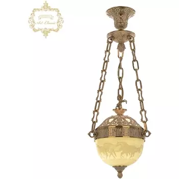 Подвесная люстра Art Classic 34.10 34.1000P.20AZ.GW.Horse.FH1S