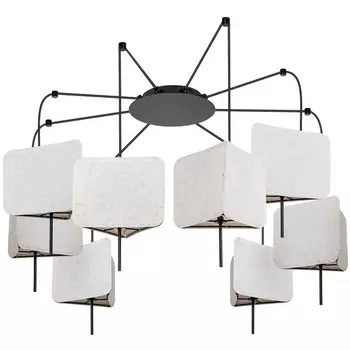 Подвесная люстра Arte Lamp Trixie A7084SP-8BK