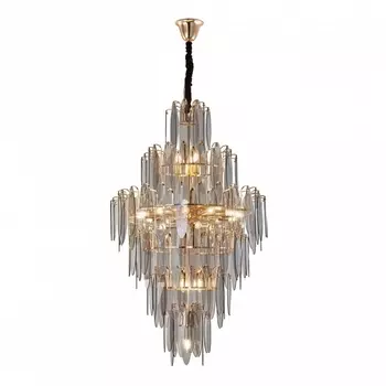 Подвесная люстра каскадная Arte Milano 1853B.D800.H1300.E14.25 G