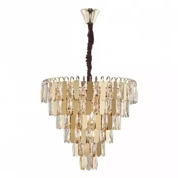 Подвесная люстра каскадная Arte Milano 25388.D600.H520.E14.11 G