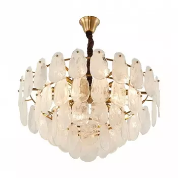 Подвесная люстра каскадная Arte Milano 2853.D750.H390.E14.18 G