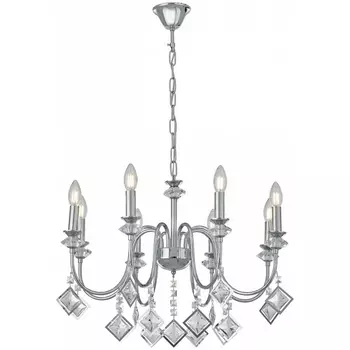 Подвесная люстра Arte Milano AM342101 342101/8 CR подсвечник с подвесками
