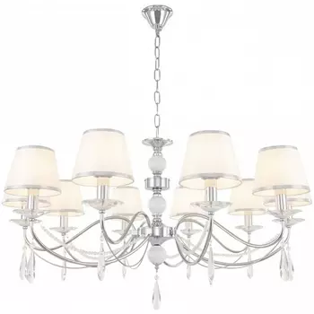 Подвесная люстра Arte Milano AM342109 342109/10 CR+LWT с подвесками