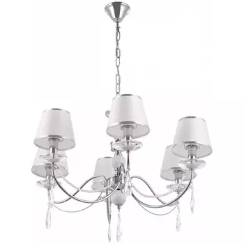 Подвесная люстра Arte Milano AM342109 342109/6 CR+LWT с подвесками