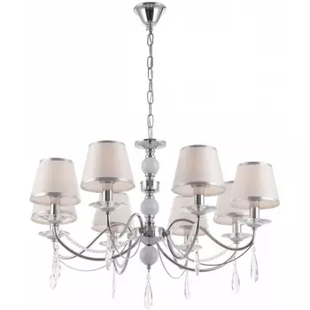 Подвесная люстра Arte Milano AM342109 342109/8 CR+LWT с подвесками