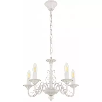 Подвесная люстра Arte Milano AM342620 342620/5 WT+SL подсвечник