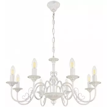 Подвесная люстра Arte Milano AM342620 342620/8 WT+SL подсвечник