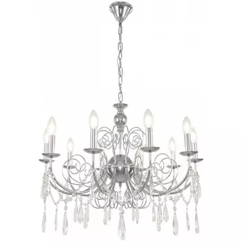 Подвесная люстра Arte Milano AM345620 345620/10 CR подсвечник с подвесками