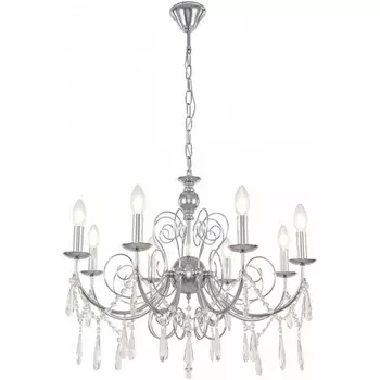 Подвесная люстра Arte Milano AM345620 345620/8 CR подсвечник с подвесками