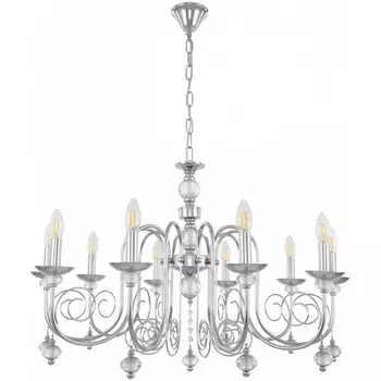 Подвесная люстра Arte Milano AM346109 346109/10 CR подсвечник с подвесками