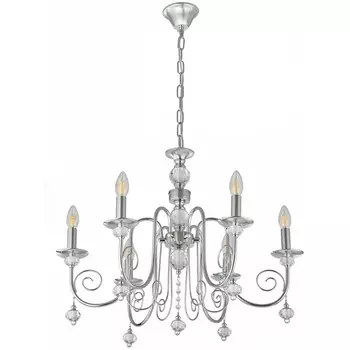 Подвесная люстра Arte Milano AM346109 346109/6 CR подсвечник с подвесками