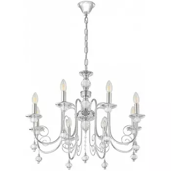 Подвесная люстра Arte Milano AM346109 346109/8 CR подсвечник с подвесками